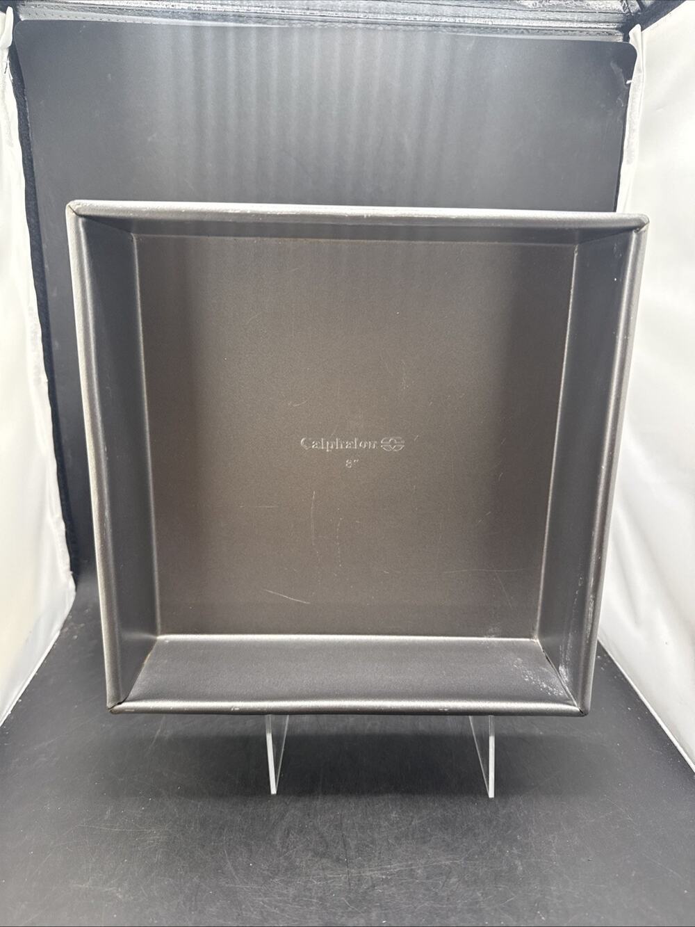 Calphalon 8” Square Nonstick Cake Brownie Baking Pan Heavy Gauge Steel USA